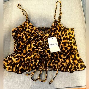 Forever 21 leopard top